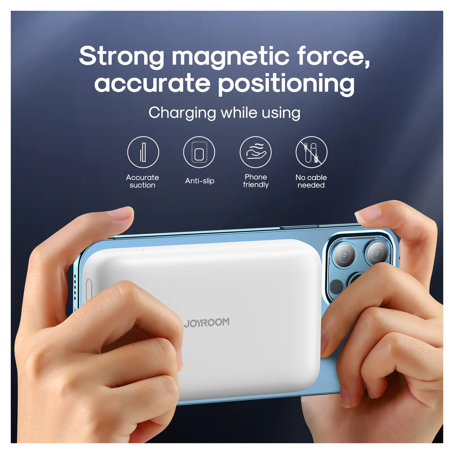 JOYROOM 20W Mini magnetic wireless power bank 10000mah -JR-W020