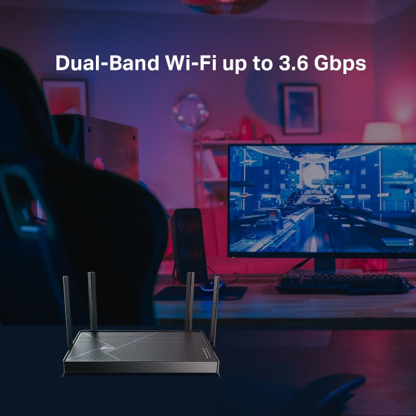 جهاز راوتر Archer BE230 الجديد BE3600 ثنائي النطاق Wi-Fi 7