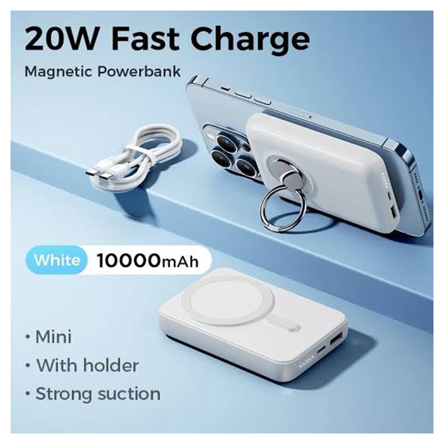 JOYROOM 20W Magnetic Wireless Power Bank 10000mAh - JR W050