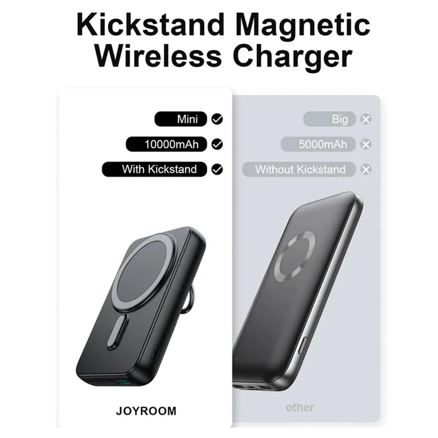 JOYROOM 20W Magnetic Wireless Power Bank 10000mAh - JR W050