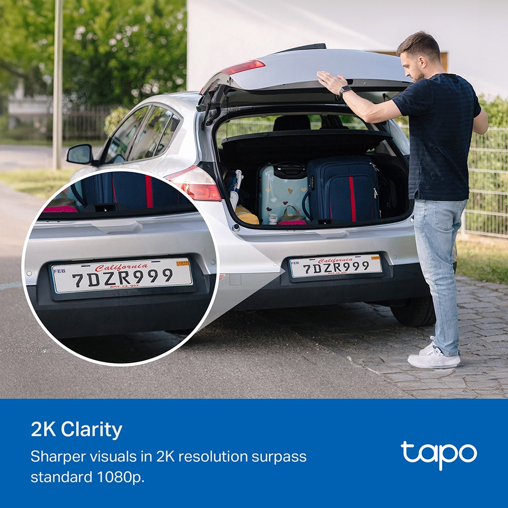 كاميرا مراقبة داخلية/خارجية طاقة شمسية Tapo C410