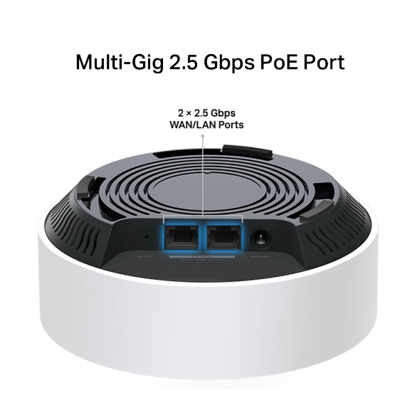 نظام Deco X50-POE / AX3000 لشبكة WiFi 6 للمنزل بالكامل مع PoE (حزمة من 3 قطع)