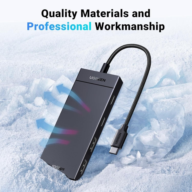 UGREEN 10Gbps 4-in-1 USB 3.2 Adapter Gen 2 with 2 USB-C 3.2 and 2 USB-A 3.2 / 35583