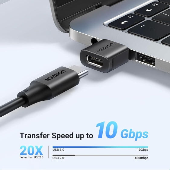 UGREEN USB-C FEMALE TO USB-A MALE ADAPTER SET (2 Pack - 3-Pack) / US701