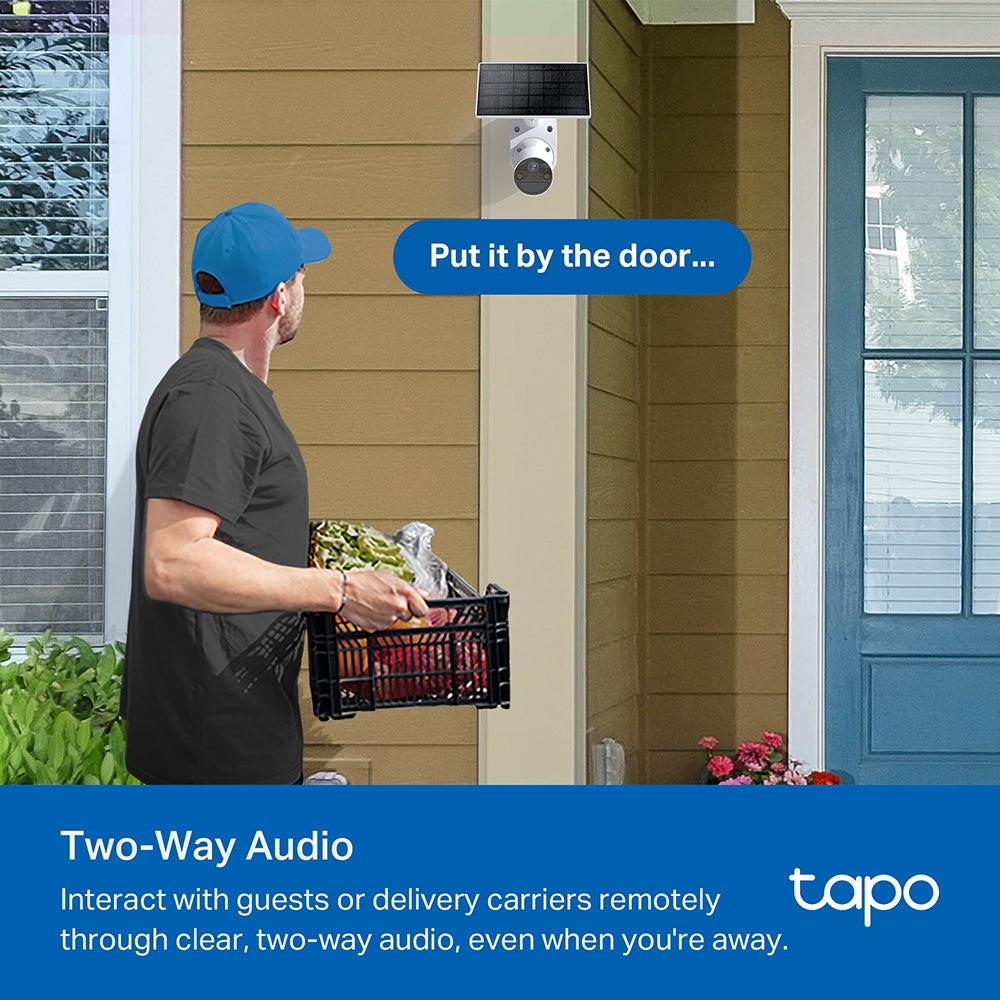 كاميرا مراقبة داخلية/خارجية طاقة شمسية Tapo C410