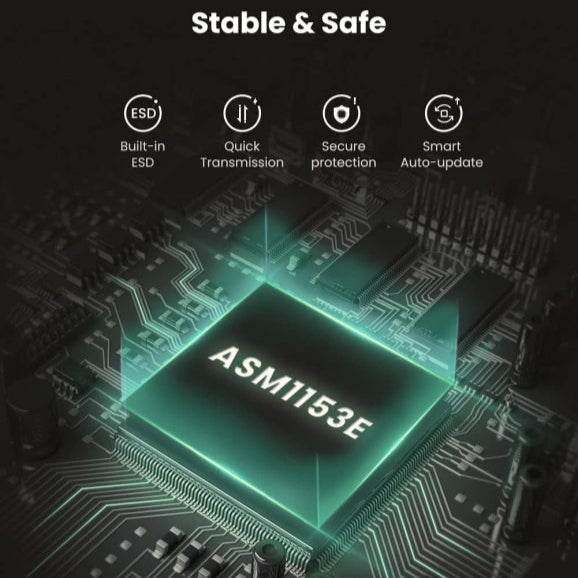 كابل قارئ القرص الصلب الخارجي USB C إلى Sata من UGREEN، مجموعة نقل قرص SSD مقاس 2.5 بوصة /70610