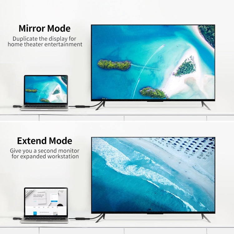محول HDMI إلى DisplayPort من UGREEN 40238 بدقة 4K2K بمعدل 30 هرتز و1080 بكسل بمعدل 120 هرتز