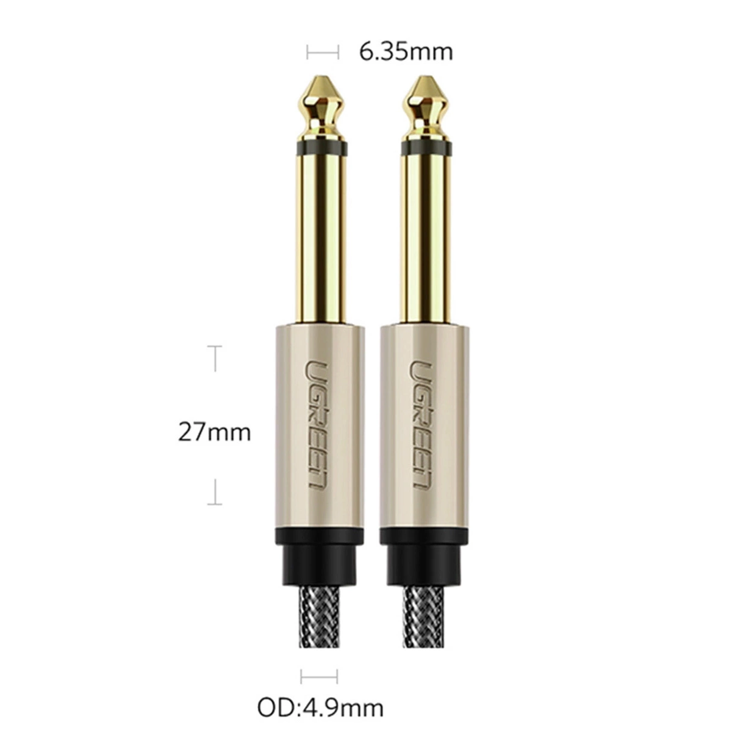UGREEN 6.5MM Male to Male Stereo Auxiliary Aux Audio Cable / AV128