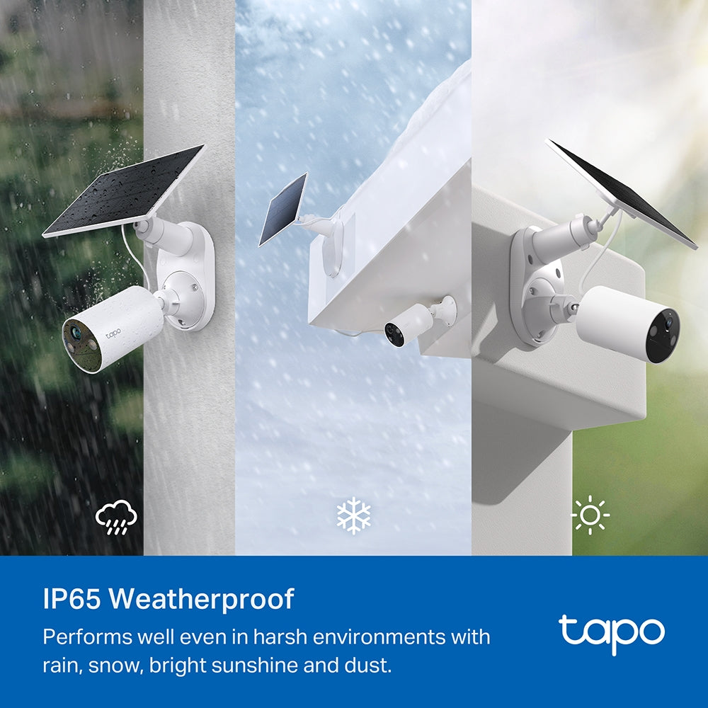 كاميرا مراقبة داخلية/خارجية طاقة شمسية Tapo C410