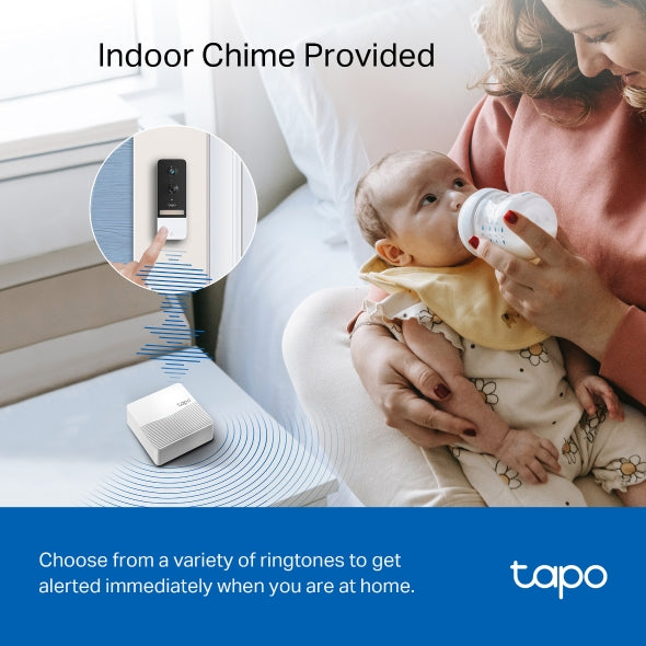 جرس باب فيديو ذكي يعمل بالبطارية من Tapo /D230S1
