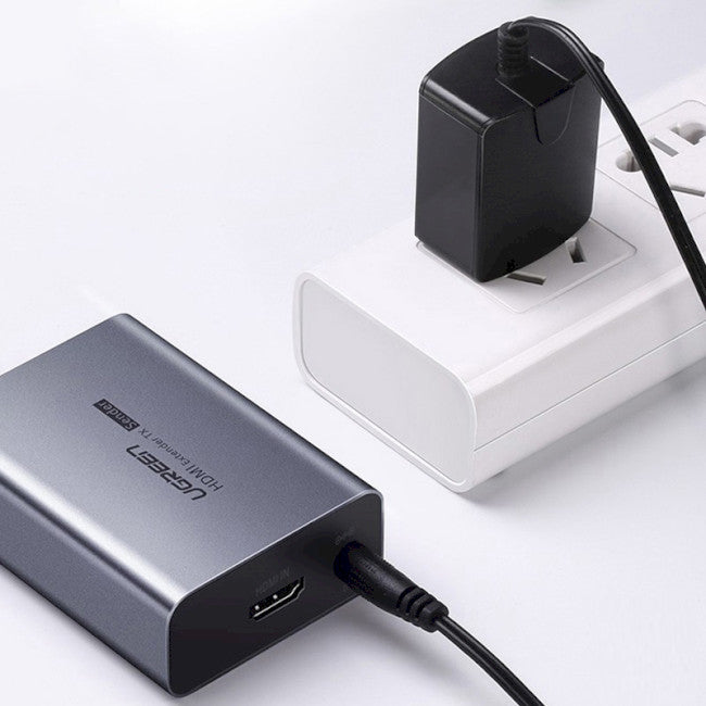 موسع HDMI من UGREEN بطول 50 مترًا عبر Cat5e/6 واحد (جهاز إرسال*1 + جهاز استقبال*1) / 90811EU