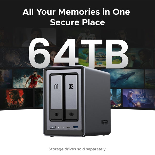 UGREEN Network Attached Storage DXP2800 (Diskless) EU / 25369