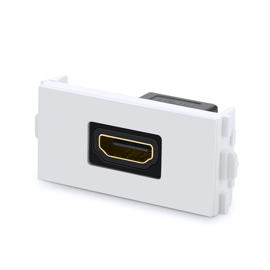 لوحة مقبس HDMI مستقيمة من UGREEN (أبيض) / 20317