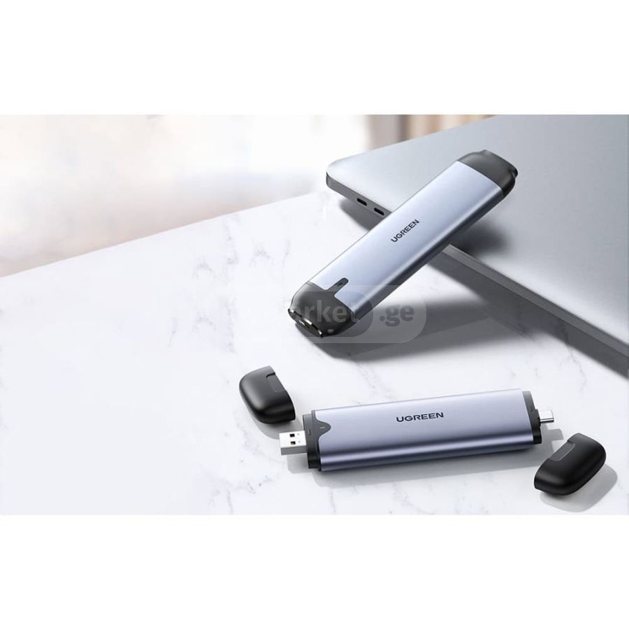 UGREEN USB-C+USB-A M.2 M-Key علبة محرك الأقراص الصلبة 10 جيجابايت / 70532