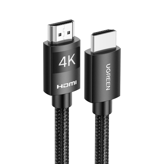 كابل HDMI 2.0 مضفر من يوجرين - HDMI 2.0 4K أسود (HD119)