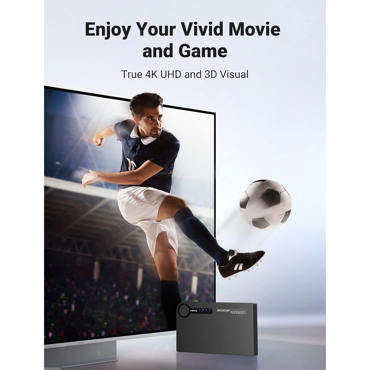 UGREEN 4K HDMI Switch 3-IN-1 Out HDMI Switcher / 40234