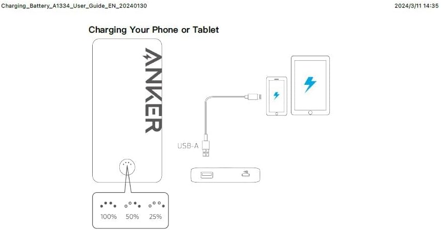 Anker 323 USB-C Power Bank (PowerCore PIQ)