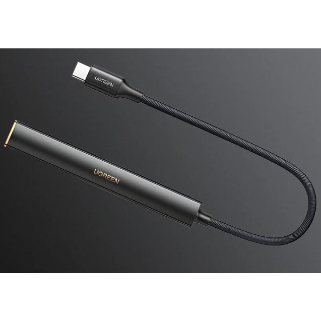 UGREEN Type C Male To 3.5mm DAC Amplifier Hi-Res Audio with Chip/90217