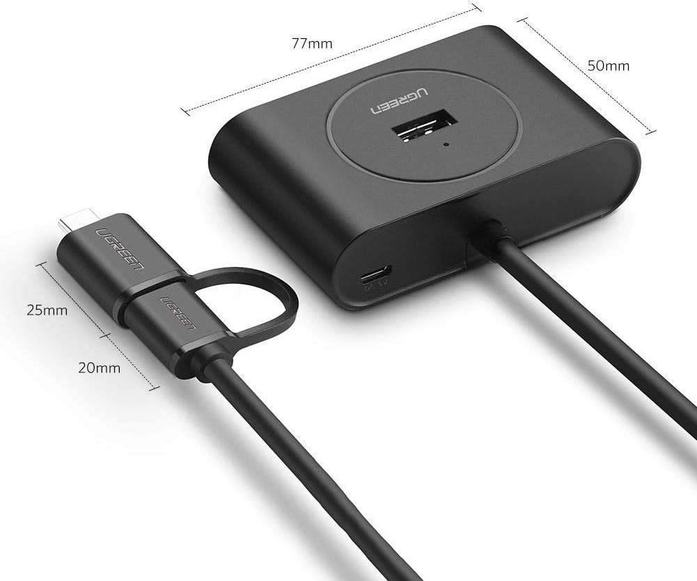 UGREEN USB 3.0 Hub with USB-C Port 1m / 40850