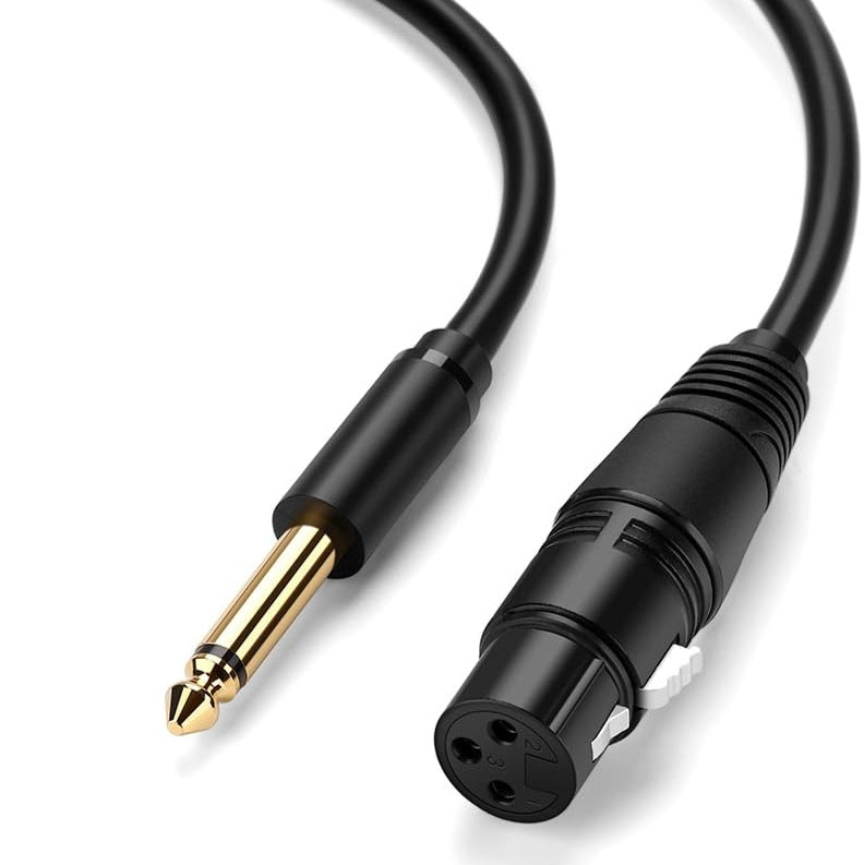 Ugreen Audio Cable XLR Microphone Cable (Female) - 6.35mm Jack (Male) Black/ AV131