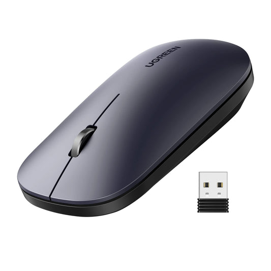 UGREEN Portable Wireless Mouse 2.4GHZ Ultra Slim (AA alkaline battery not included) / MU001