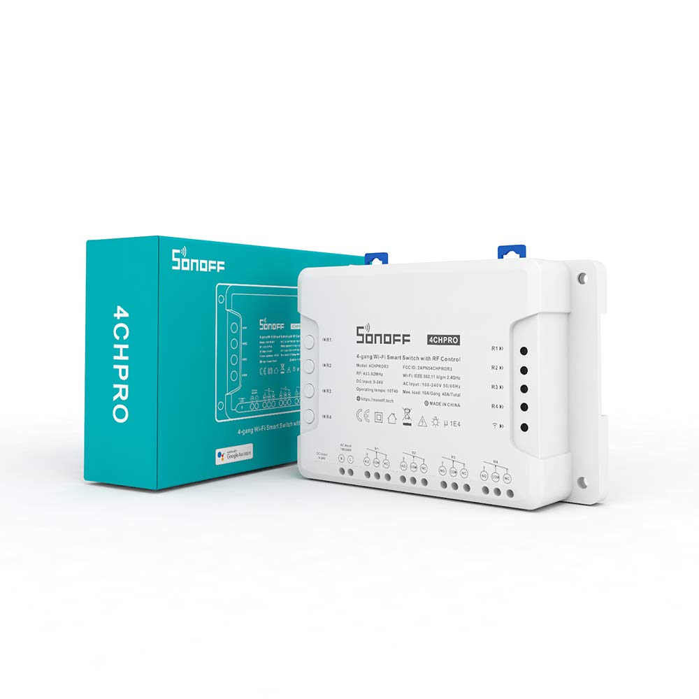 مفتاح ذكي رباعي النطاق مزود بخاصية Wi-Fi مع التحكم في التردد اللاسلكي 40 أمبير / 4CHPROR3