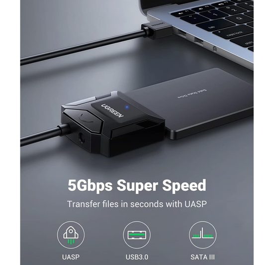 كابل محول القرص الصلب USB إلى SATA من UGREEN EU / 20611
