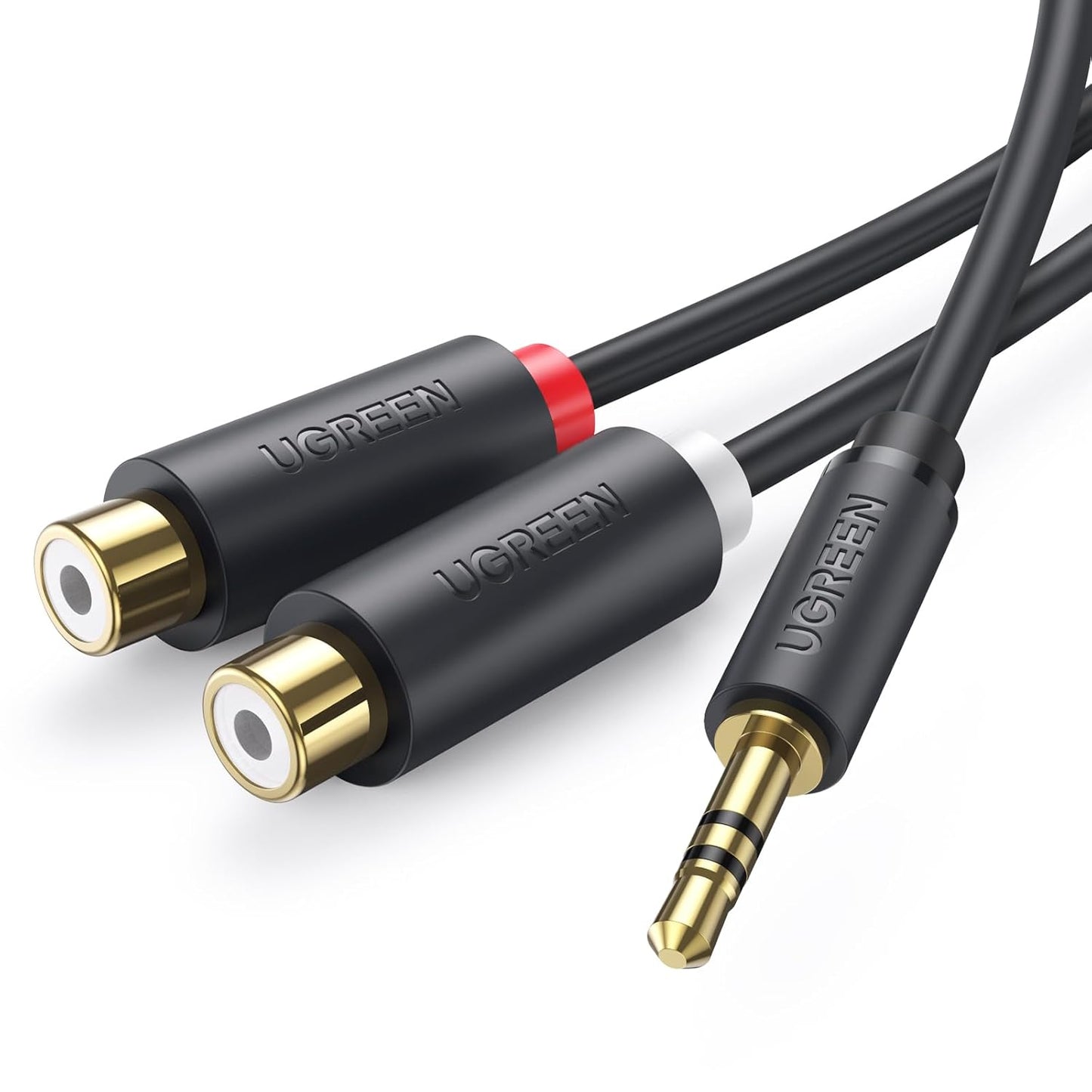 UGREEN 3.5mm Male to 2 RCA Female Cable (25cm) / 10547