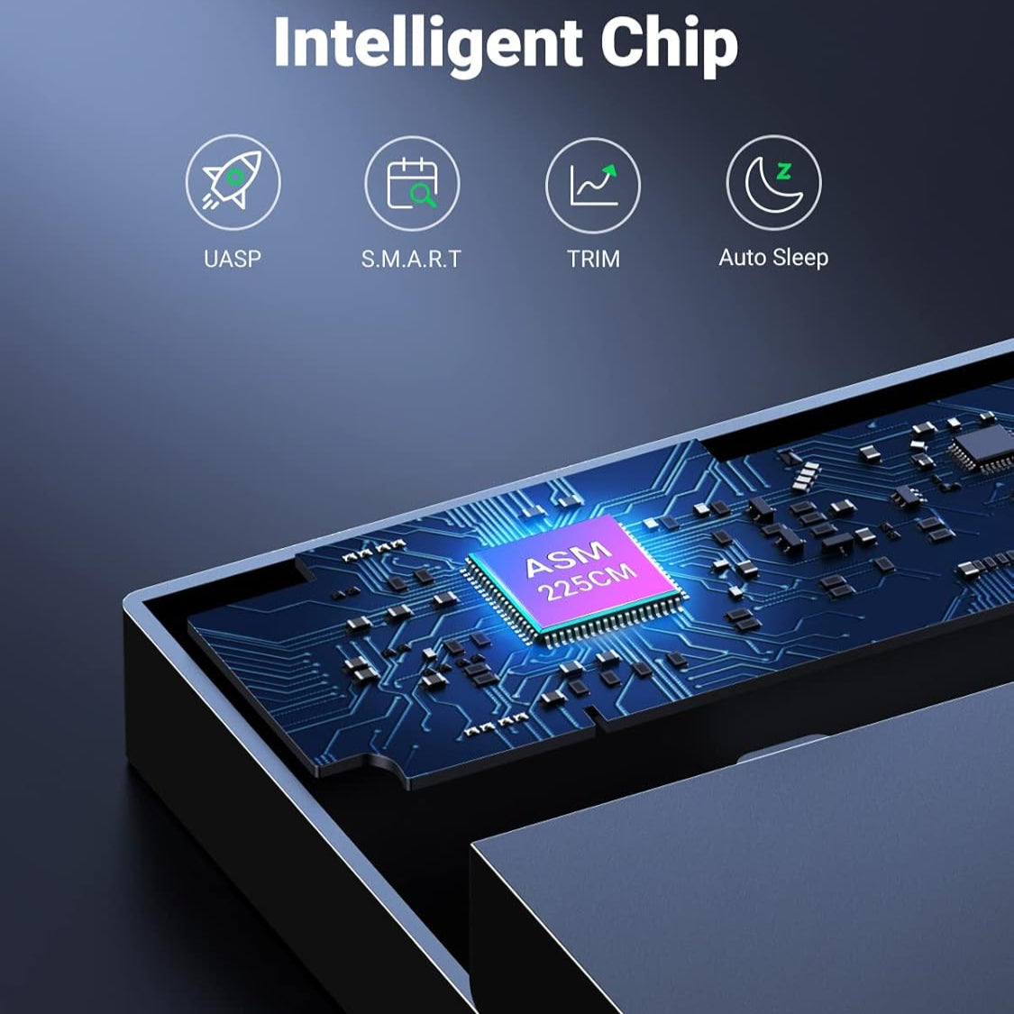 صندوق محرك الأقراص الصلبة UGREEN USB 3.0 مقاس 3.5 بوصة بمقبس الاتحاد الأوروبي / 50422