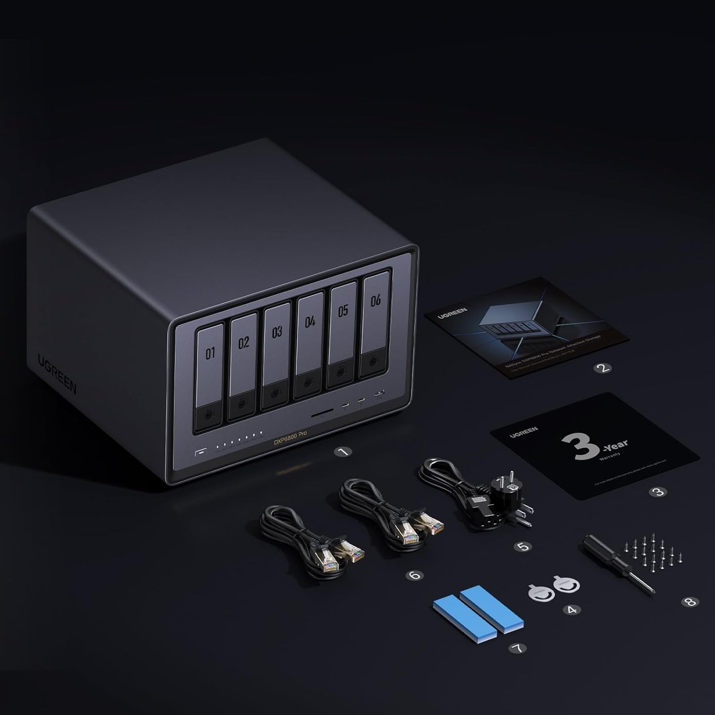 UGREEN Network Attached Storage DXP6800 Pro (Diskless) EU / 25899