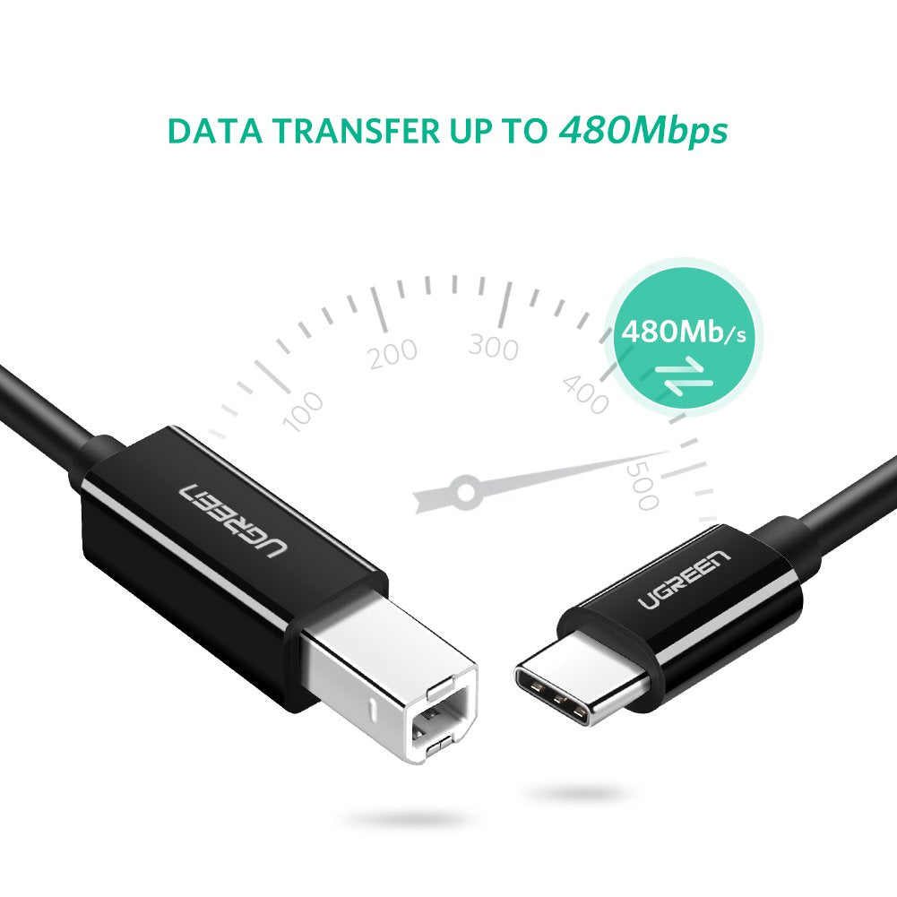 UGREEN USB-C to USB 2.0 Print Cable 1m / 40560 - 40417