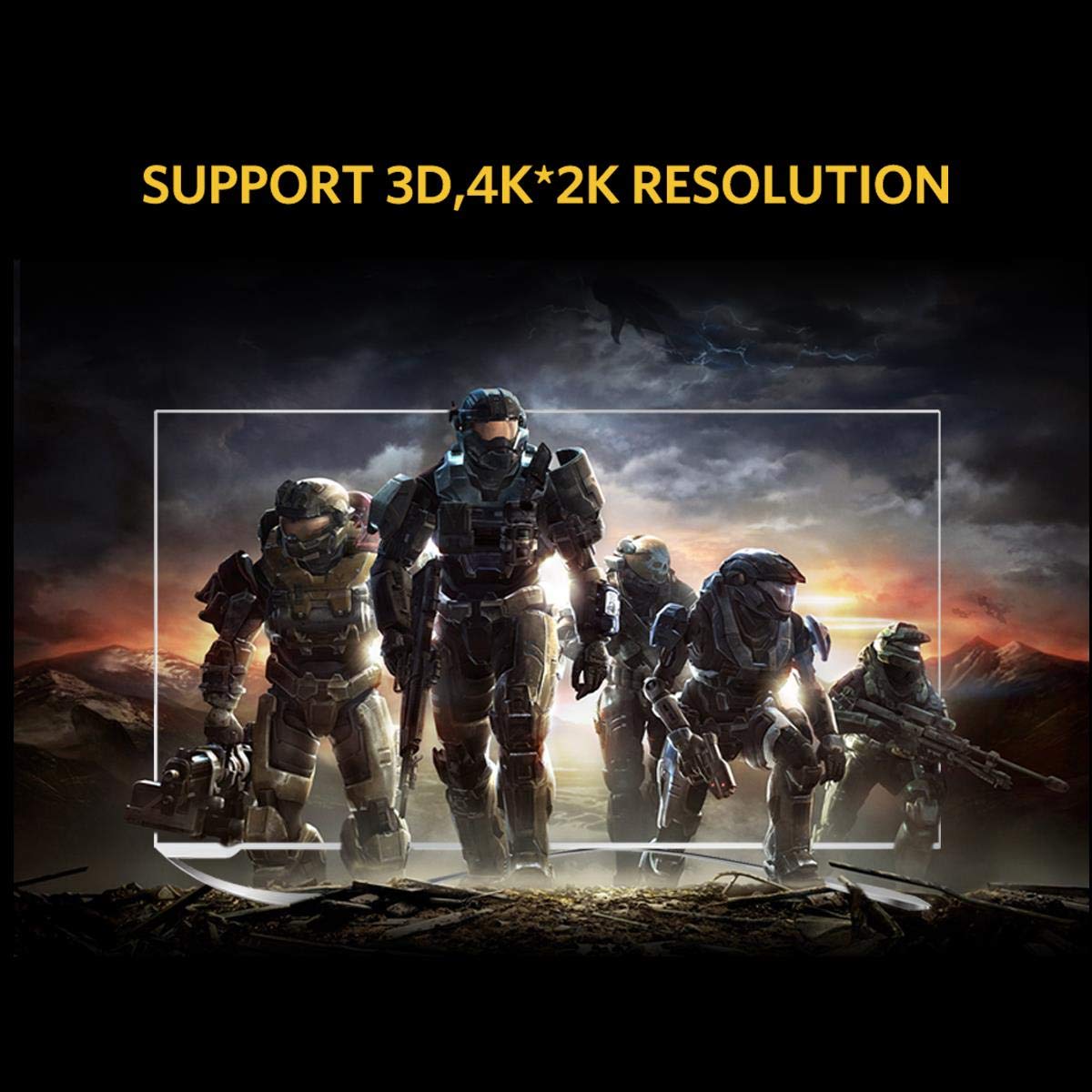 كابل HDMI مسطح من UGREEN يدعم دقة 4K @ 60H / ED015