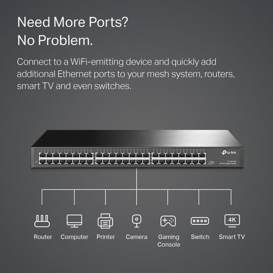 TP-Link 48-Port Gigabit Rackmount Switch / TL-SG1048