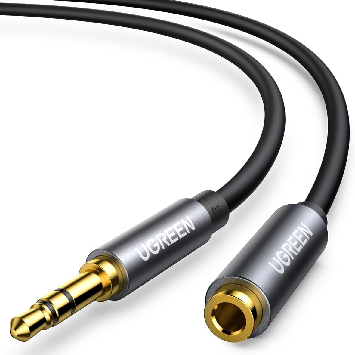 Ugreen Cable 3.5 mm Mini Jack (male) / 3.5 mm Mini Jack (female) Black / AV118