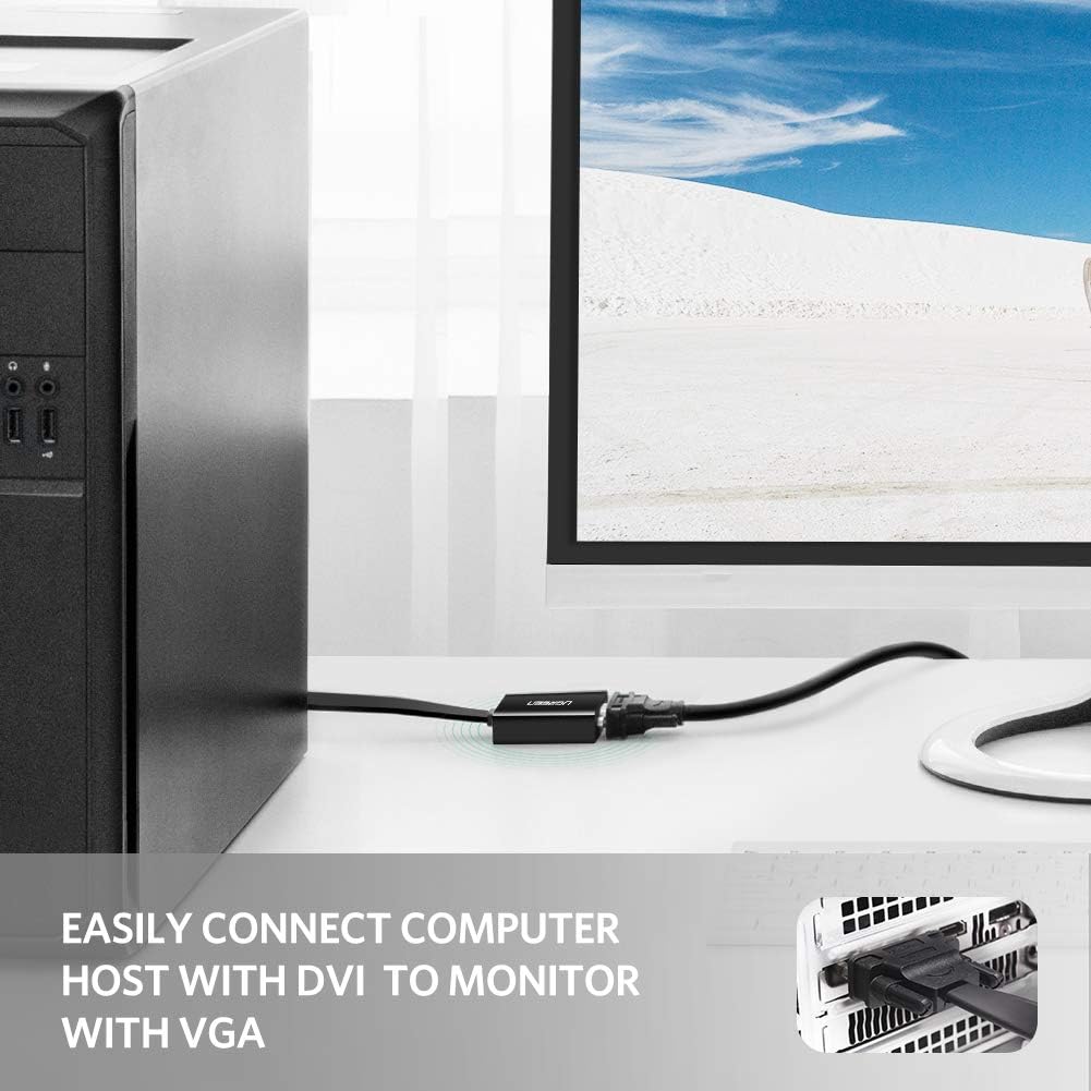UGREEN DVI-D (24+1) Male to VGA Female Converter - 40259