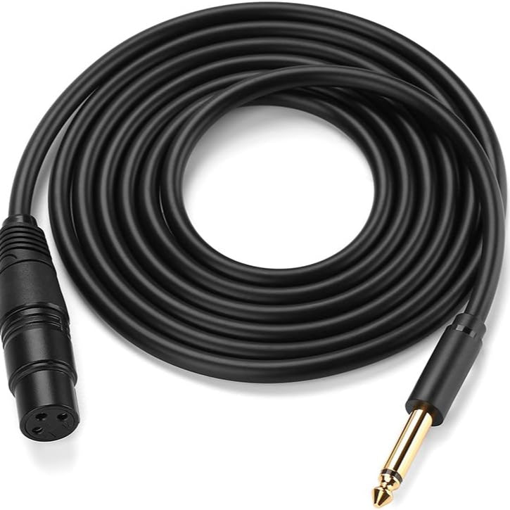 Ugreen Audio Cable XLR Microphone Cable (Female) - 6.35mm Jack (Male) Black/ AV131