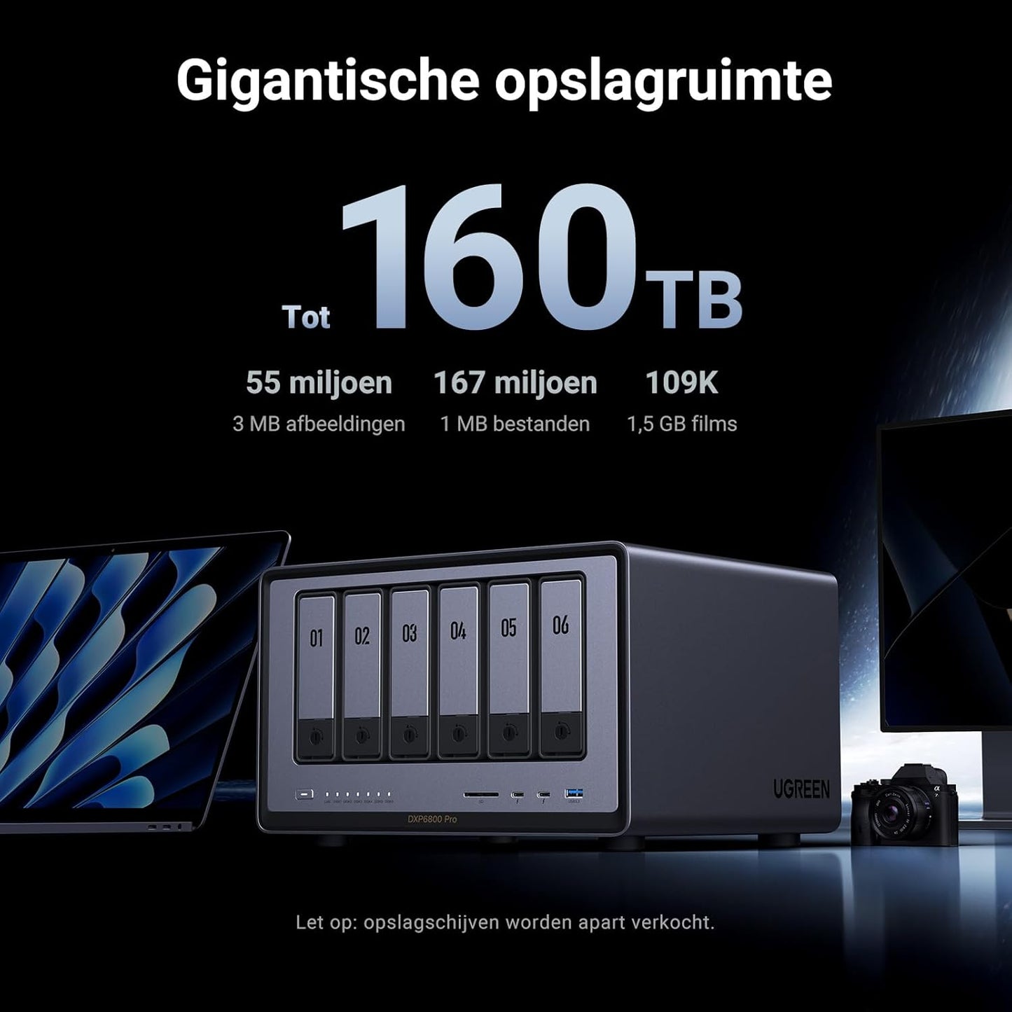 UGREEN Network Attached Storage DXP6800 Pro (Diskless) EU / 25899
