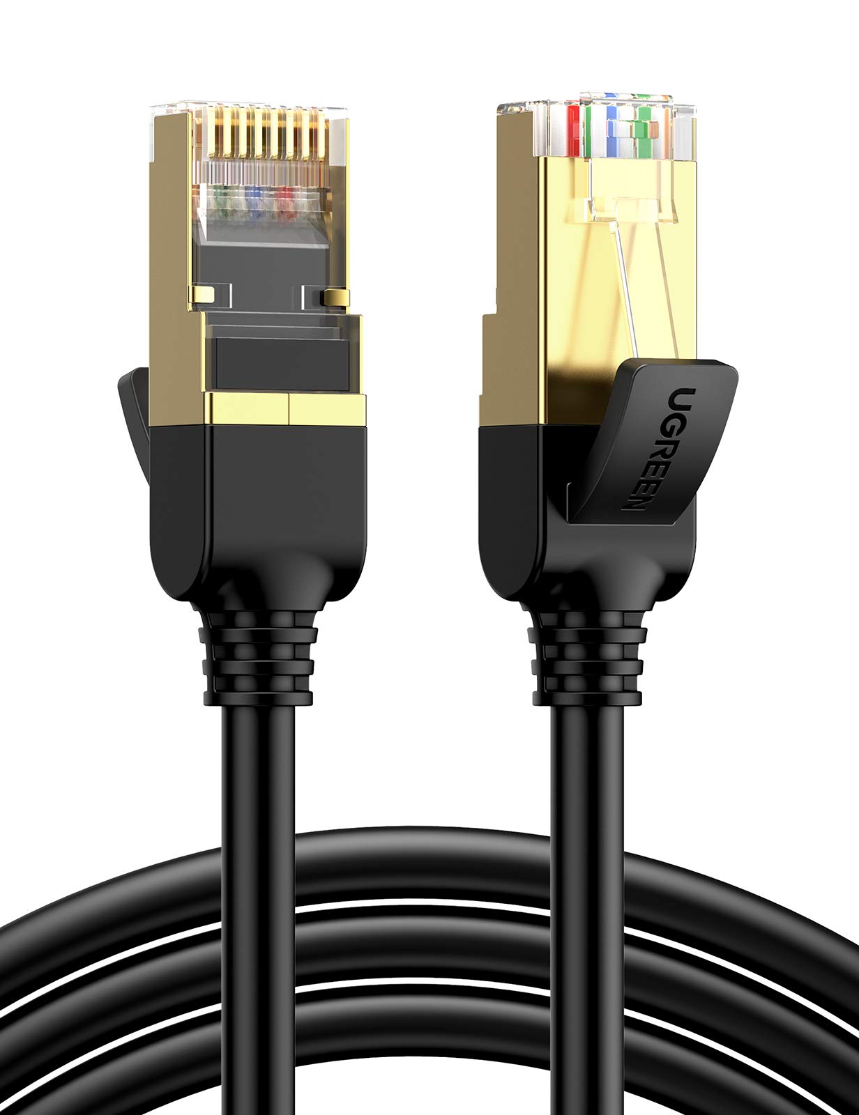 كابل شبكة نحاسي Cat7 F/FTP يوجرين NW107