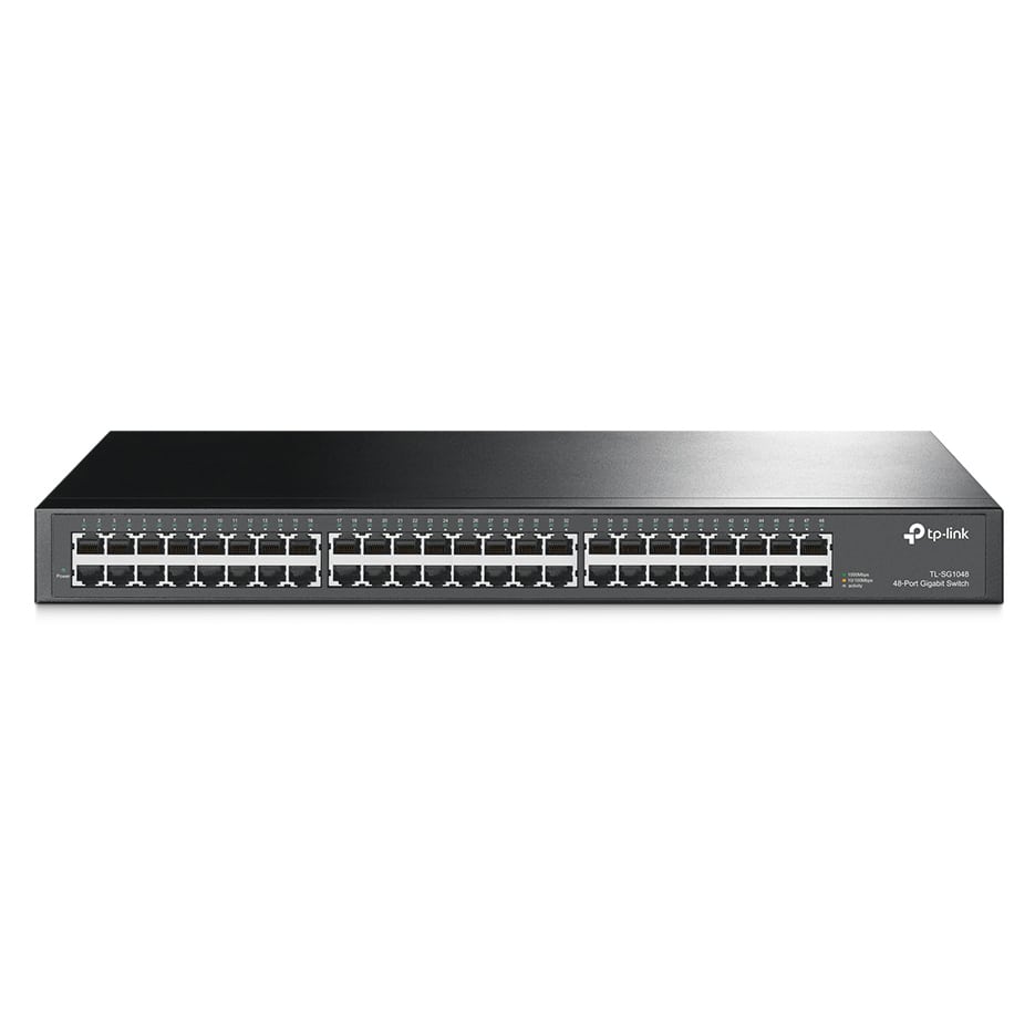 مفتاح TP-Link Gigabit مثبت على الرف بـ 48 منفذًا / TL-SG1048