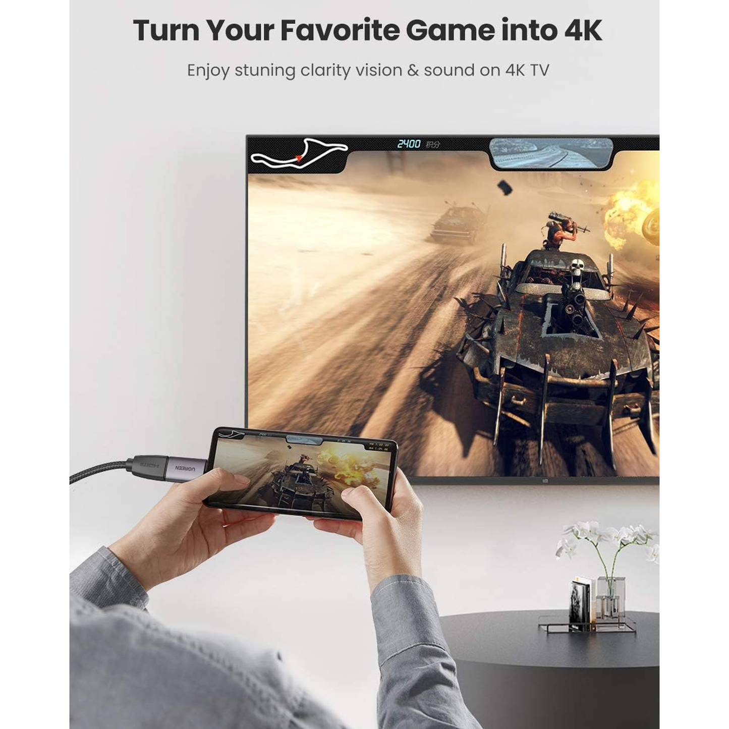 UGREEN USB-C to HDMI Adapter 4K@60Hz Thunderbolt 3 /70450