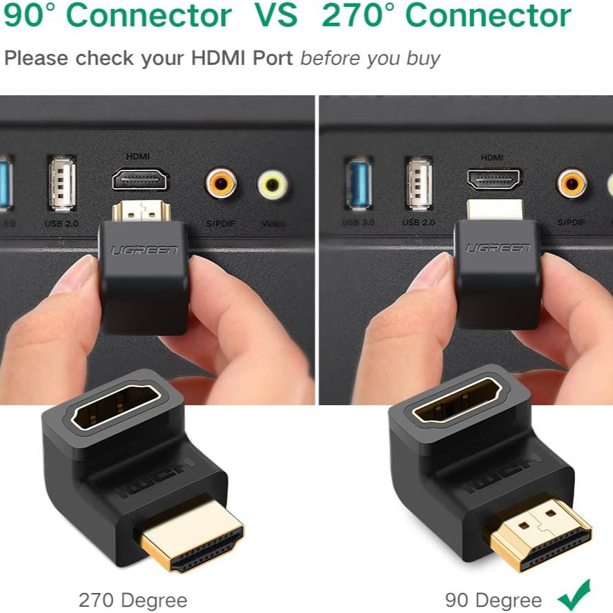 محول HDMI من ذكر إلى أنثى من UGREEN Down / 20109