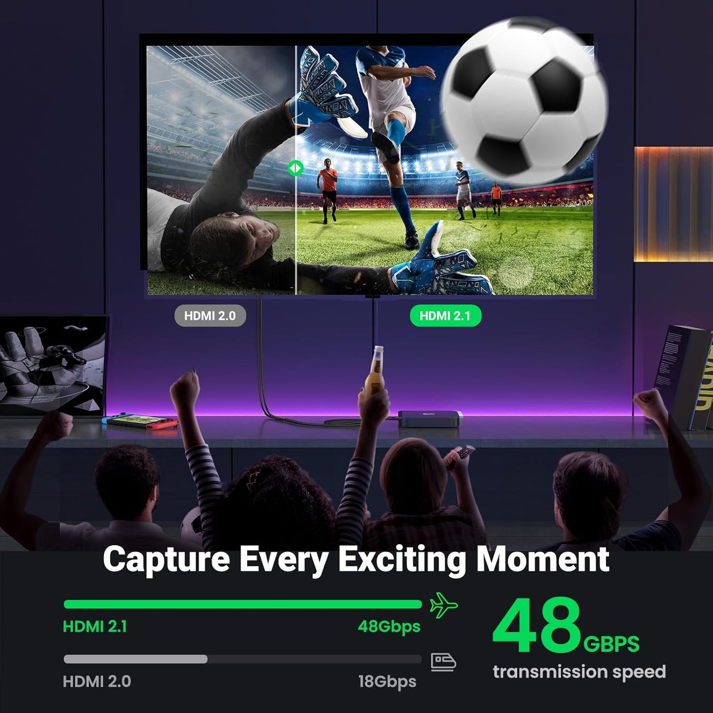 كابل تمديد HDMI من UGREEN / HD151