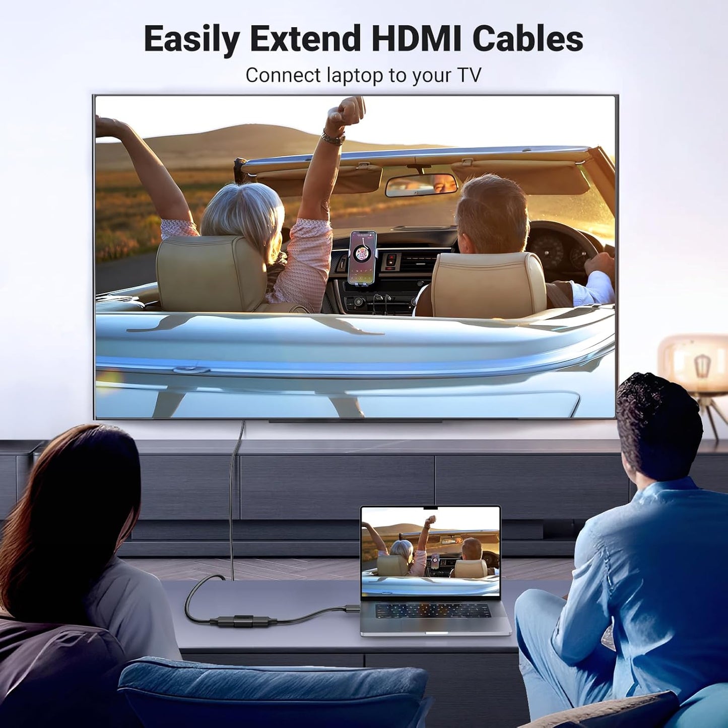 محول HDMI أنثى إلى أنثى من UGREEN (أسود) / 20107