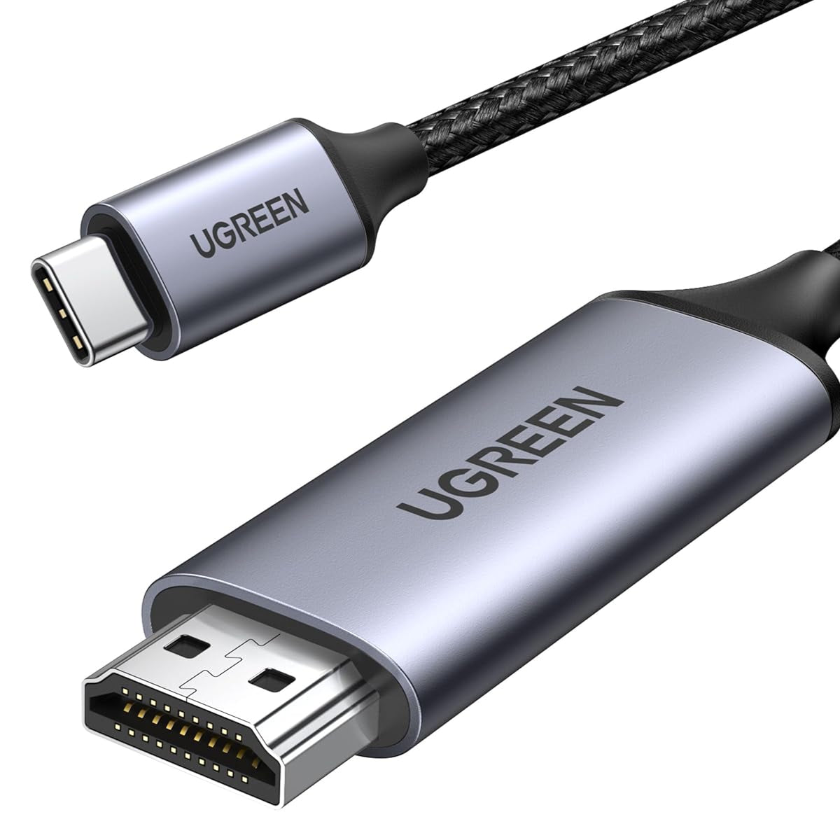 Ugreen cable HDMI cable - USB Type C 4K 60 Hz 1.5 m black-gray /50570