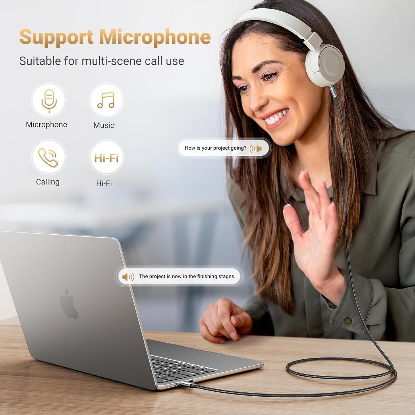 UGREEN Aux إلى USB C /35056