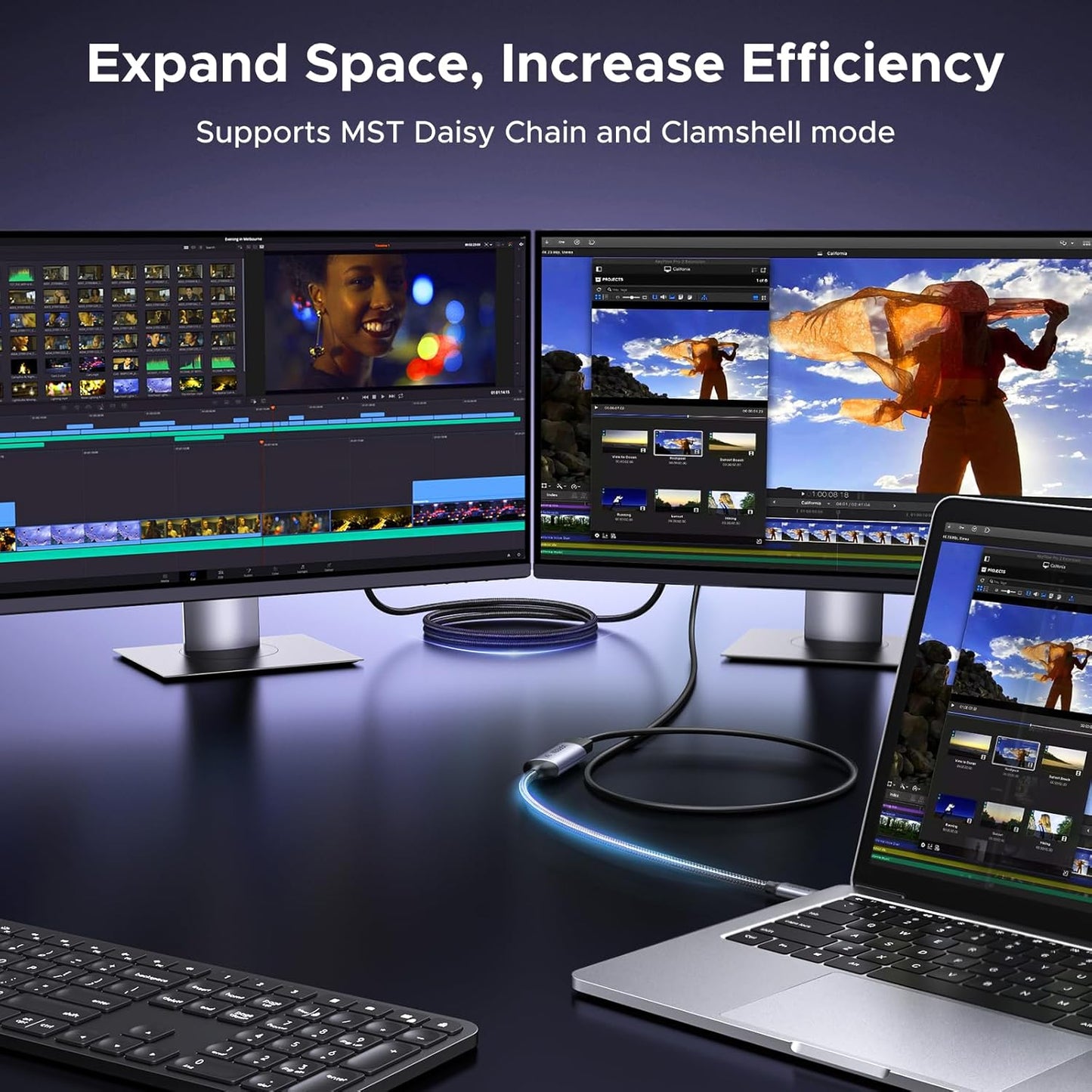 محول يوجرين 8K@60Hz USB C إلى DisplayPort 1.4 / 15575