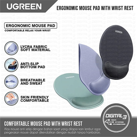 UGREEN Ergonomic Mouse Pad with Wrist Rest