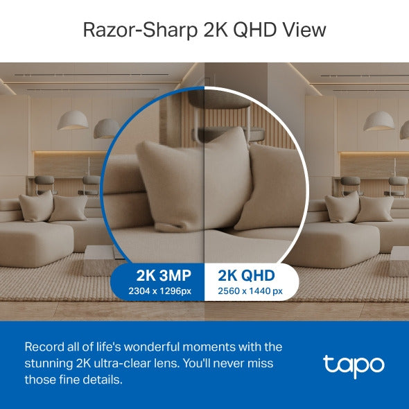 Tapo TC72 | 4MP AI Home Security Wi-Fi Camera