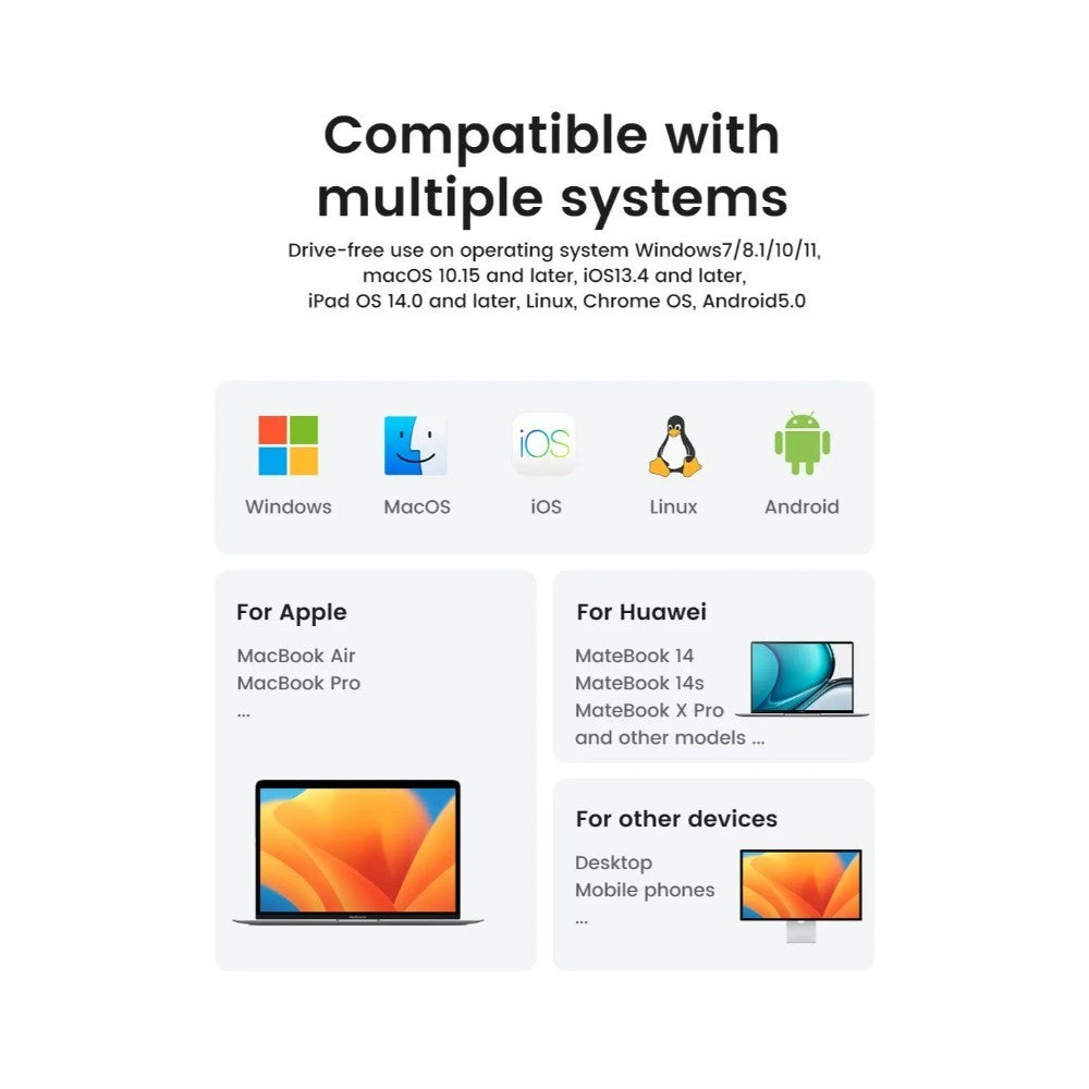 لوحة مفاتيح UGREEN USB سلكية / 90875