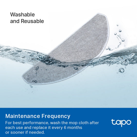 Tapo RVA301| Tapo Robot Vacuum Washable Mop Cloth